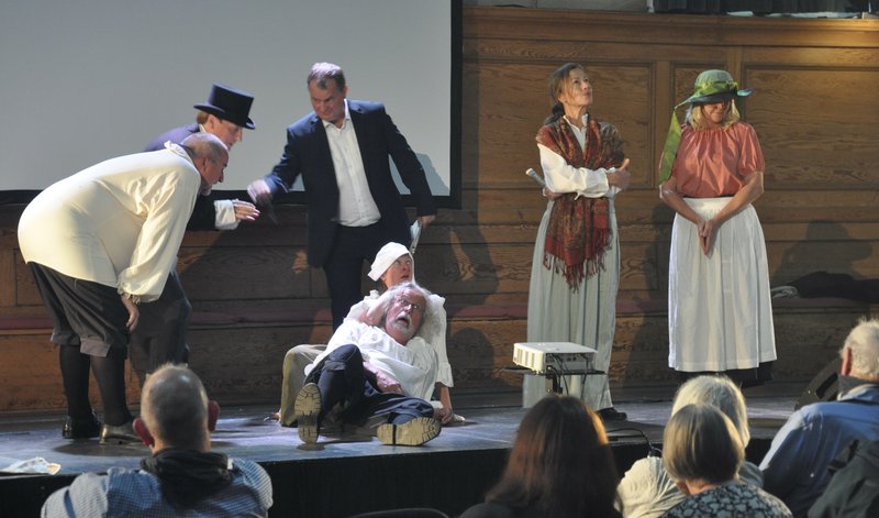 Performers from the Axbridge Pageant Perform at Cecil Sharp House, August 2021