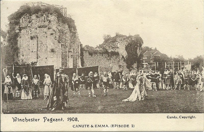 Canute and Emma in the Winchester National Pageant 1908