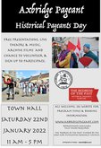 Poster from Axbridge Pageant Historical Pageants Day